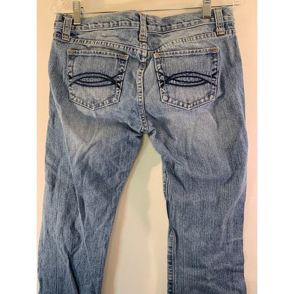 ABERCROMBIE & FITCH Women’s Cuffed Cropped Jeans / Size: 6 - Picture 8 of 10